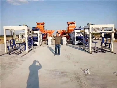 Оборудование для производства цементных тротуарных кирпичей