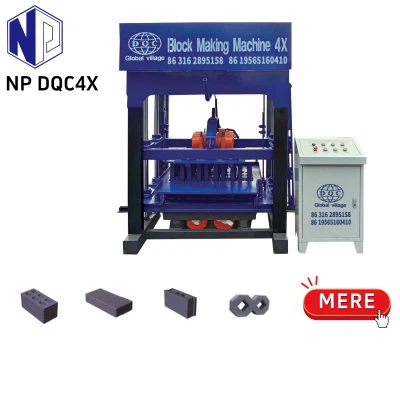 Полу-автоматическая машина для изготовления цементных блоков